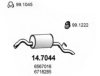 ASSO 14.7044 End Silencer